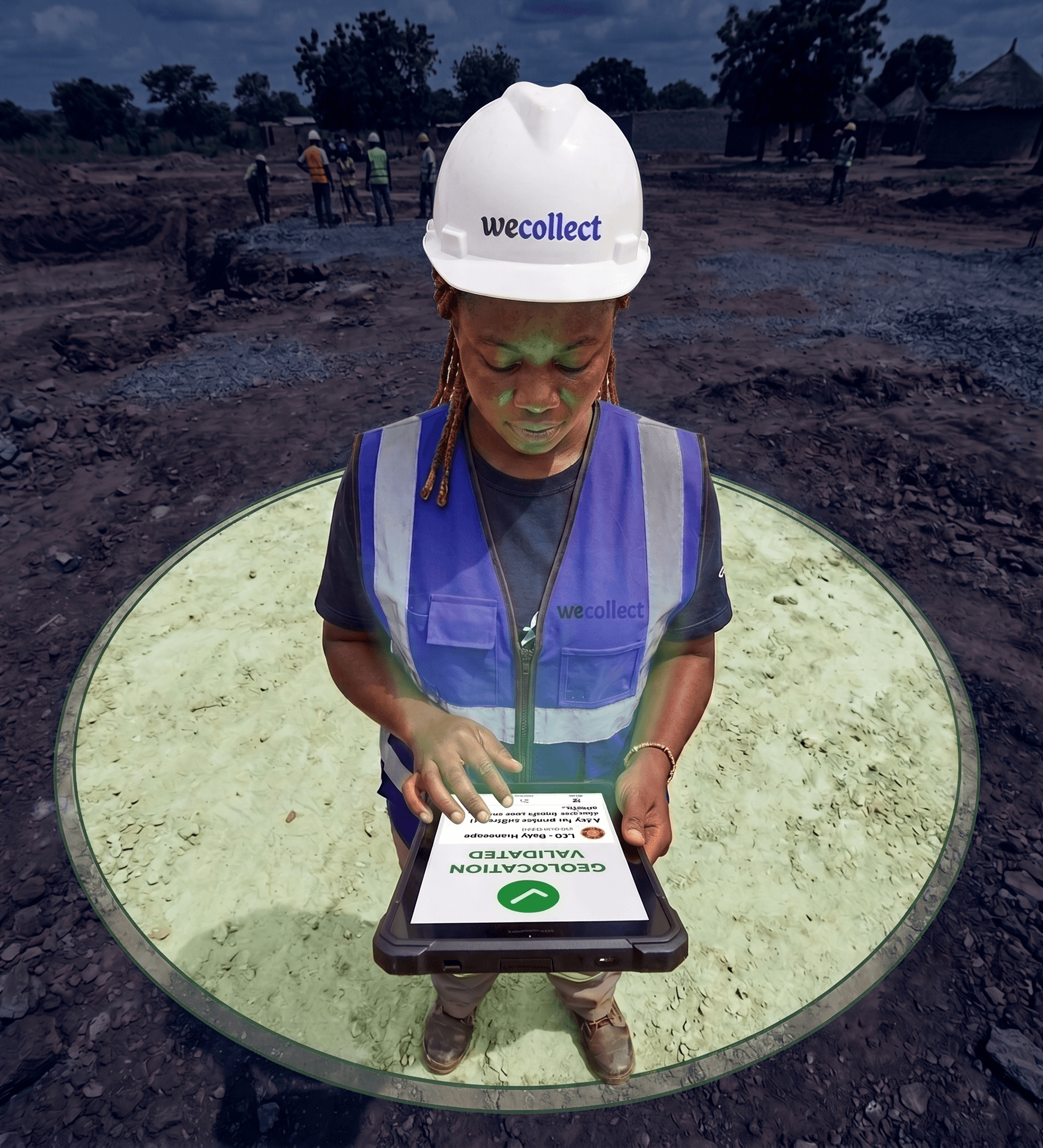 Field agent performing data validation