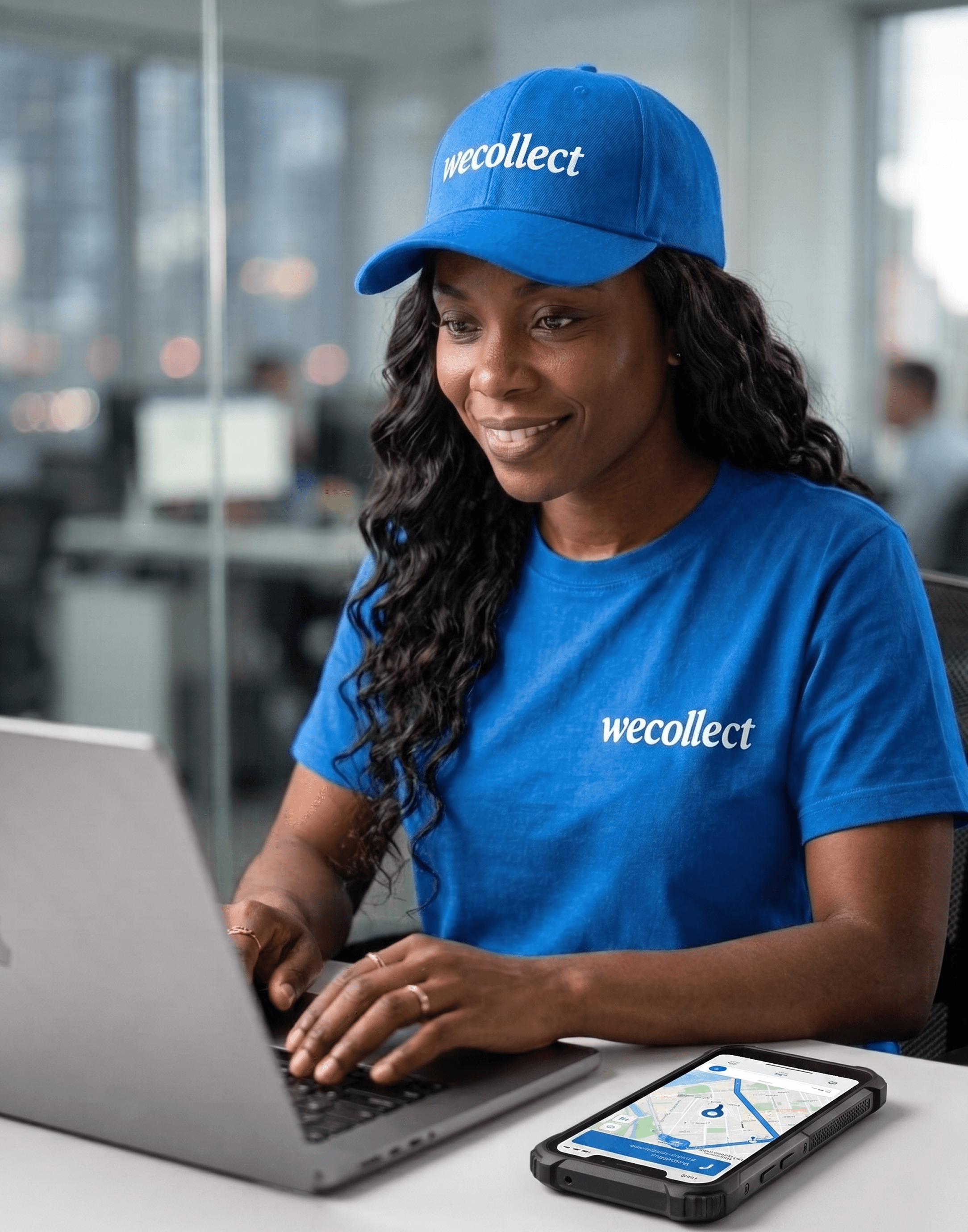 Wecollect field agent using the platform